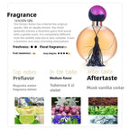 50ml Durable Fresh Citrus Smell Perfume for Ladies High-end Fragrance Long Lasting Light  Orange Flavor
