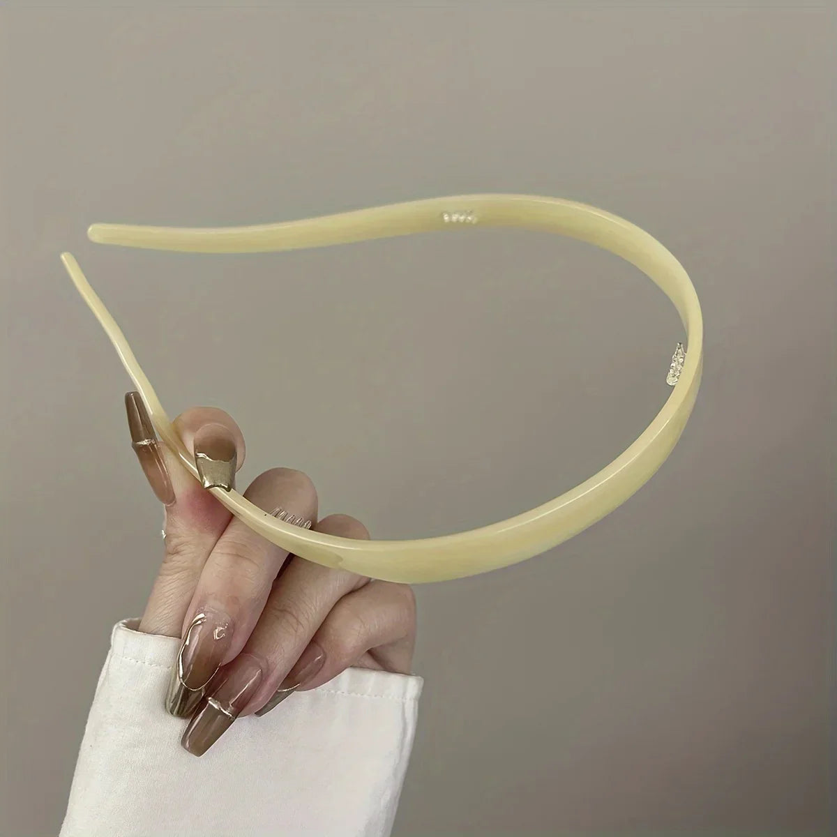 1pc Ladies Non-Clamping Ear Bone Hair Accessories Acetic Acid Headband Headband High-End Hairband Girls 2025 New Summer Elegant