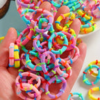50/100/200/300pcs Assorted Elastic Hair Tie Durable Ponytail Holders for Women Girls Soft Stretchy Rubber Bands Hair Accessories