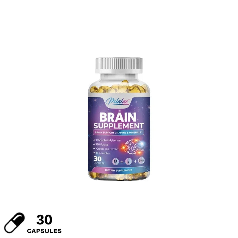 Brain Supplement - Contains B Vitamins To Support Brain Health, Improve Cognitive Function, and Enhance Memory and Concentration