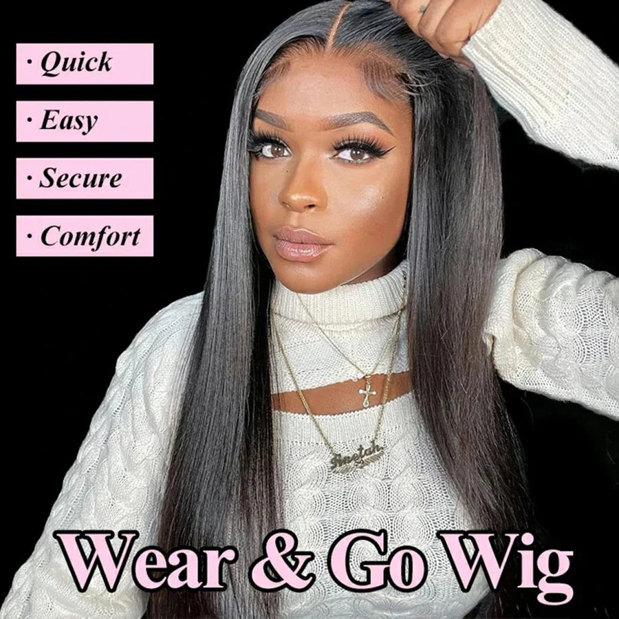 360 Full  Lace Frontal Wig 13x6 Straight Glueless Lace Front Wig Brazilian Human Hair Wigs For Black Women 13x4 Lace Wig
