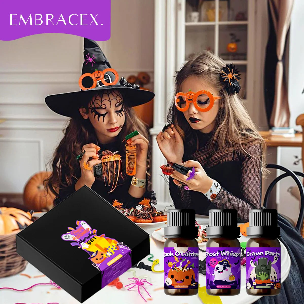 10ml Jack O'Lantern Essential Oil Halloween Gifts Pumpkin Fragrance Oil Halloween perfume Halloween candles Halloween decoration