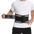 Back Braces for Lower Back Pain Relief with 5 Stays,Breathable Back Support Belt for Men/Women,Anti-skid lumbar support belt