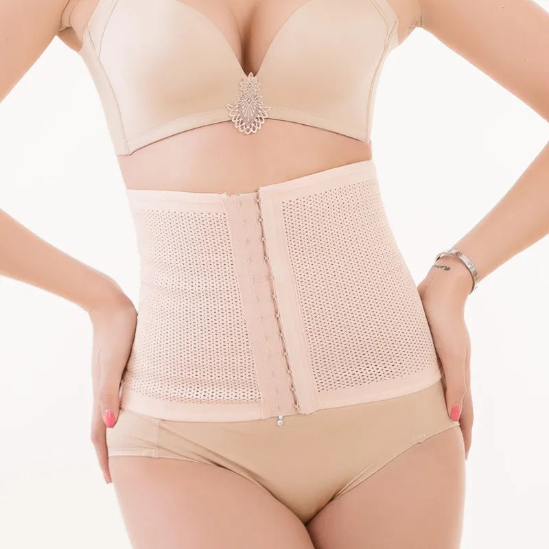 Breathable Adjustable Postpartum Abdominal Belt Cesarean Section Belt Thin Slimming Belt Pregnant Women Body Shaping Girdle