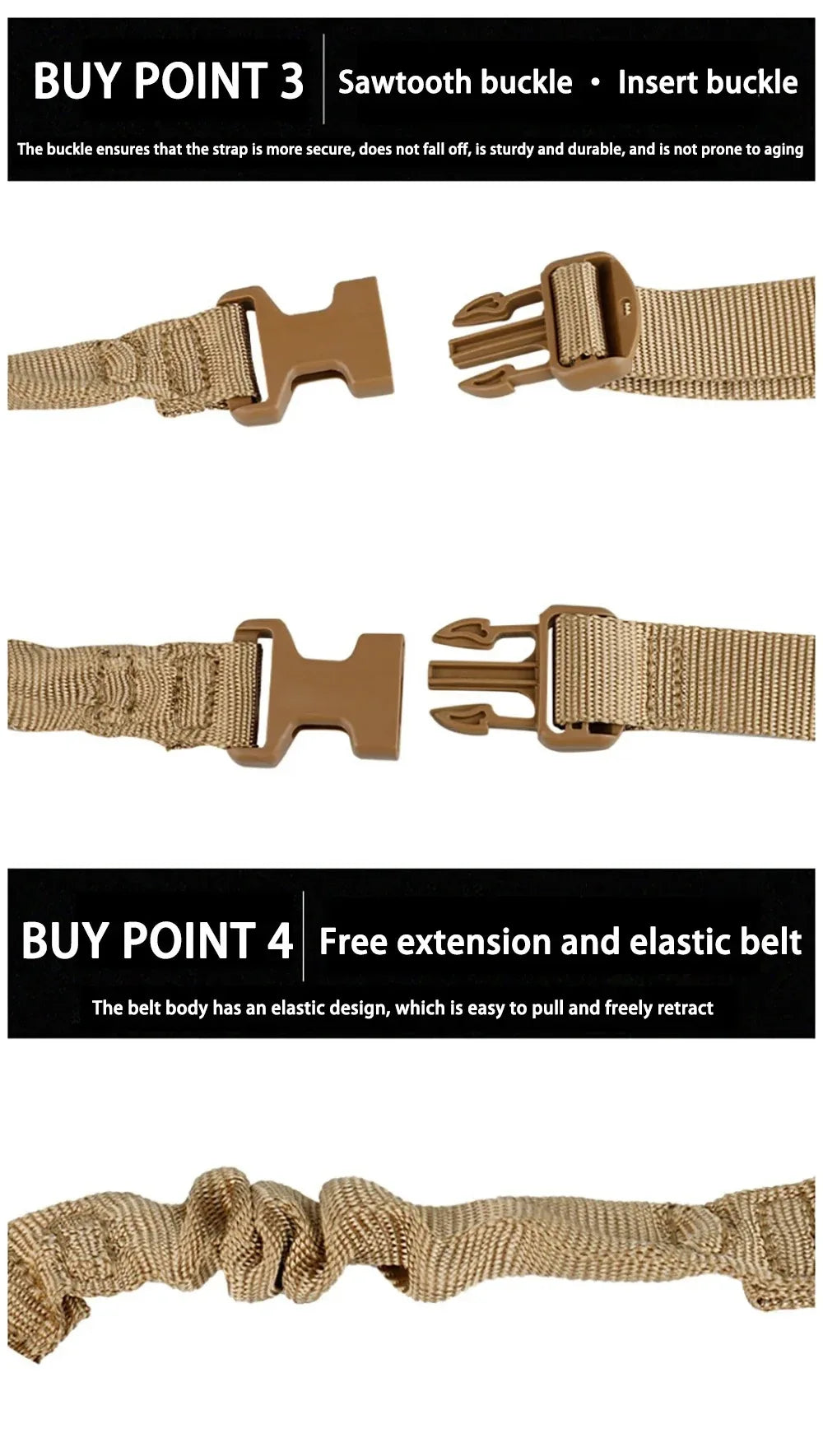 2025 Outdoor Tactical Harness Single-Point CS Gun Rope Diagonal Safety Rope Unisex Camouflage Tactical Belt for Hunting Sports