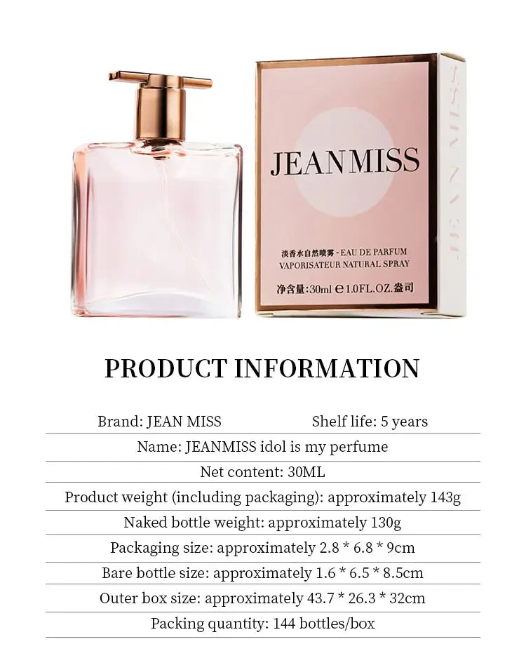 2025 Hot Sale 50ml Eau De Parfum Spray Sweet Fruit Floral Notes Long Lasting Energetic Romantic Idole Perfume for Women
