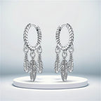 Earrings For Women Silver 925 Fashion Butterfly Snowflake Earrings Cubic Zircon Ear Studs Silver 925 Original Jewelry Gifts