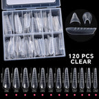 120Pcs Nail Forms For UV Gel Quick Building Extension Top Molds Dual Forms Acrylic Nail Art Tips Nails Accessories Tools