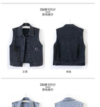 2024 Fashion Design Sequins Denim Vest Summer Autumn Women's Waistcoat Korean Leeveless Denim Jeans Jacket Female Vest Tops