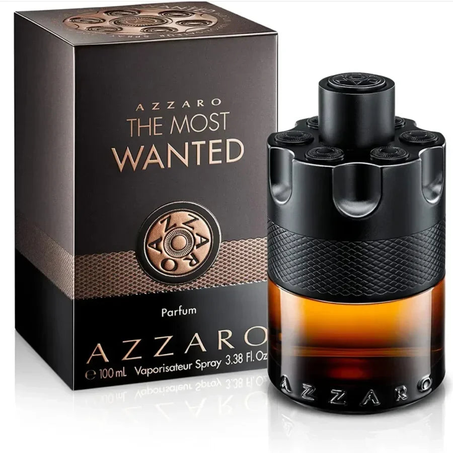 100ML For Azzaro The Most Wanted Parfum Charm Eau De Parfum Intense Spicy Woody Seductive Fragrance Date Lasting Wear Perfume