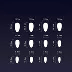 24pcs Manicure Long Almond False Nails Stiletto Ballerina Fake Nials Detachable Halloween Bat French Nail Tips DIY