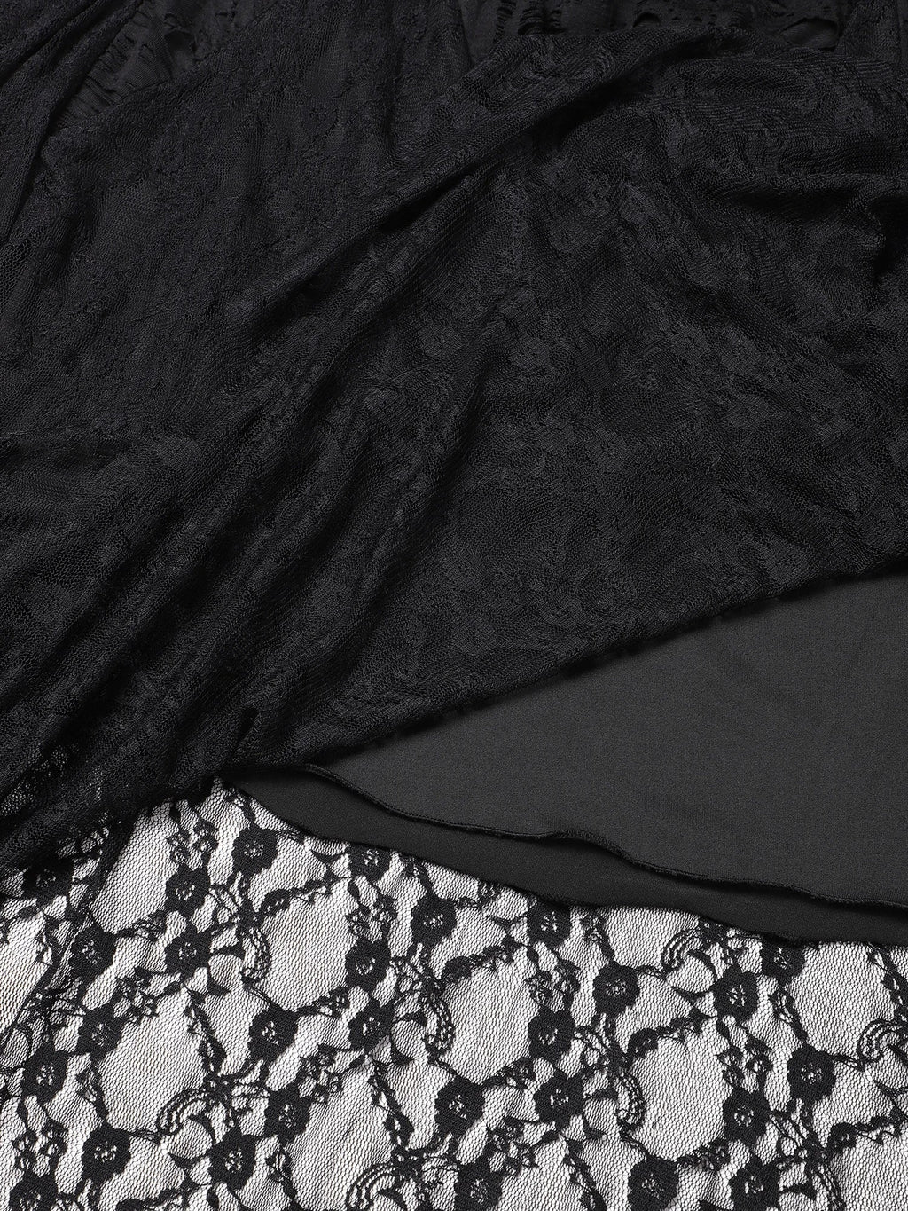 Halloween Plus Size Women's Gothic Lace Flare Sleeve A-Line Midi Dress Ladies Asymmetrical Hem Punk Party Costplay Dress 1XL-6XL