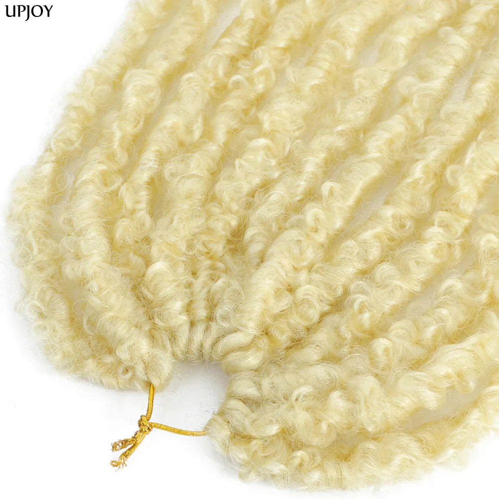 Butterfly Locs Crochet Hair 12 inch Handmade Butterfly Soft Locs Crochet Hair Extensions Synthetic Braiding Hair 12Strands/pack