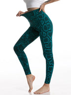 CUHAKCI Camouflage Printed Leggings Women Seamless Denim Sports High Waist Tights Workout Fitness Elastic Pants Stretch Jeggings