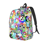 Dandys World Cool Backpack Lightweight High School Hiking Travel Game Logo Daypack for Men Women Laptop Computer Shoulder Bag