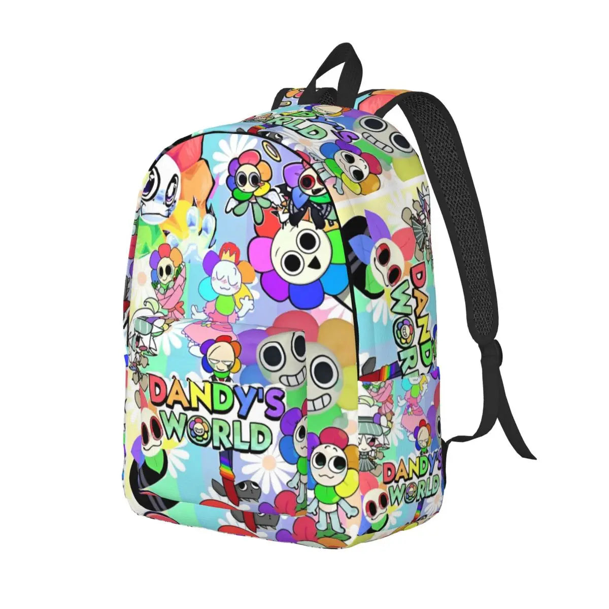 Dandys World Cool Backpack Lightweight High School Hiking Travel Game Logo Daypack for Men Women Laptop Computer Shoulder Bag