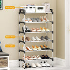3-7Floor Simple Shoe Rack Multi Layer Dustproof Household Doorstep Shoe Cabinet Storage Space Saving Assembly Of Small Shoe Rack