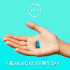 Bear Hair Vitamin Gummy Biotin 6000mcg Multivitamin Supplement Vegan Vitamin Hair, Skin & Nail Growth Gummies for Men & Women