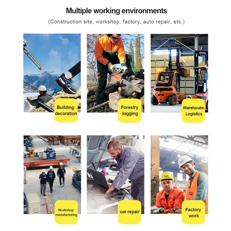 Air Cushion Work Safety Shoes For Men Breathable Work Sneakers Steel Toe Shoes Women & Man Anti-puncture Safety Protective Shoes