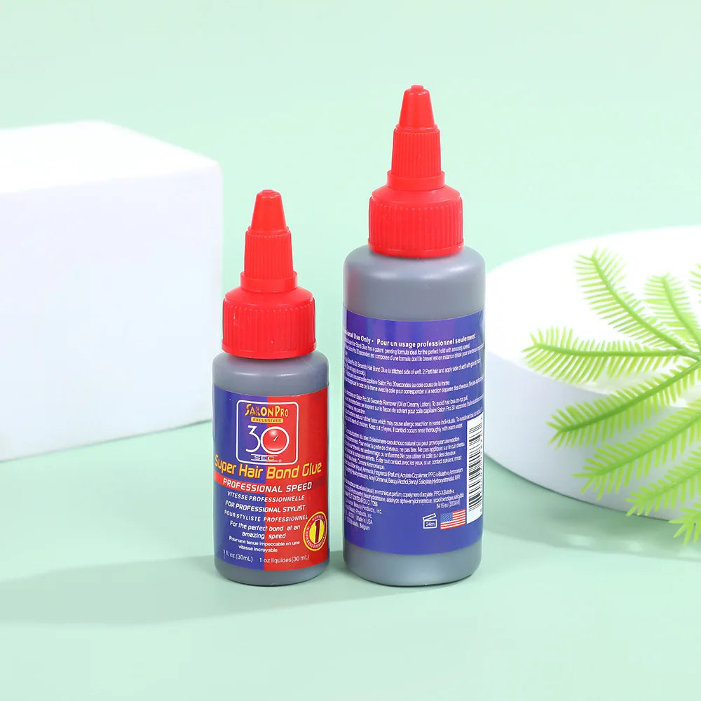 30ml/60ml Waterproof Glue For Hair Wig Glue For Lace Front Wig/Closure/Hair Extension And Remover Super Bonding Adhesive Glue