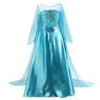Elsa Dress for Girls 3-10Y Birthday Role Elsa Princess Dress For Kids Halloween 2024 Carnival Easter Party Cosplay Girls Costume