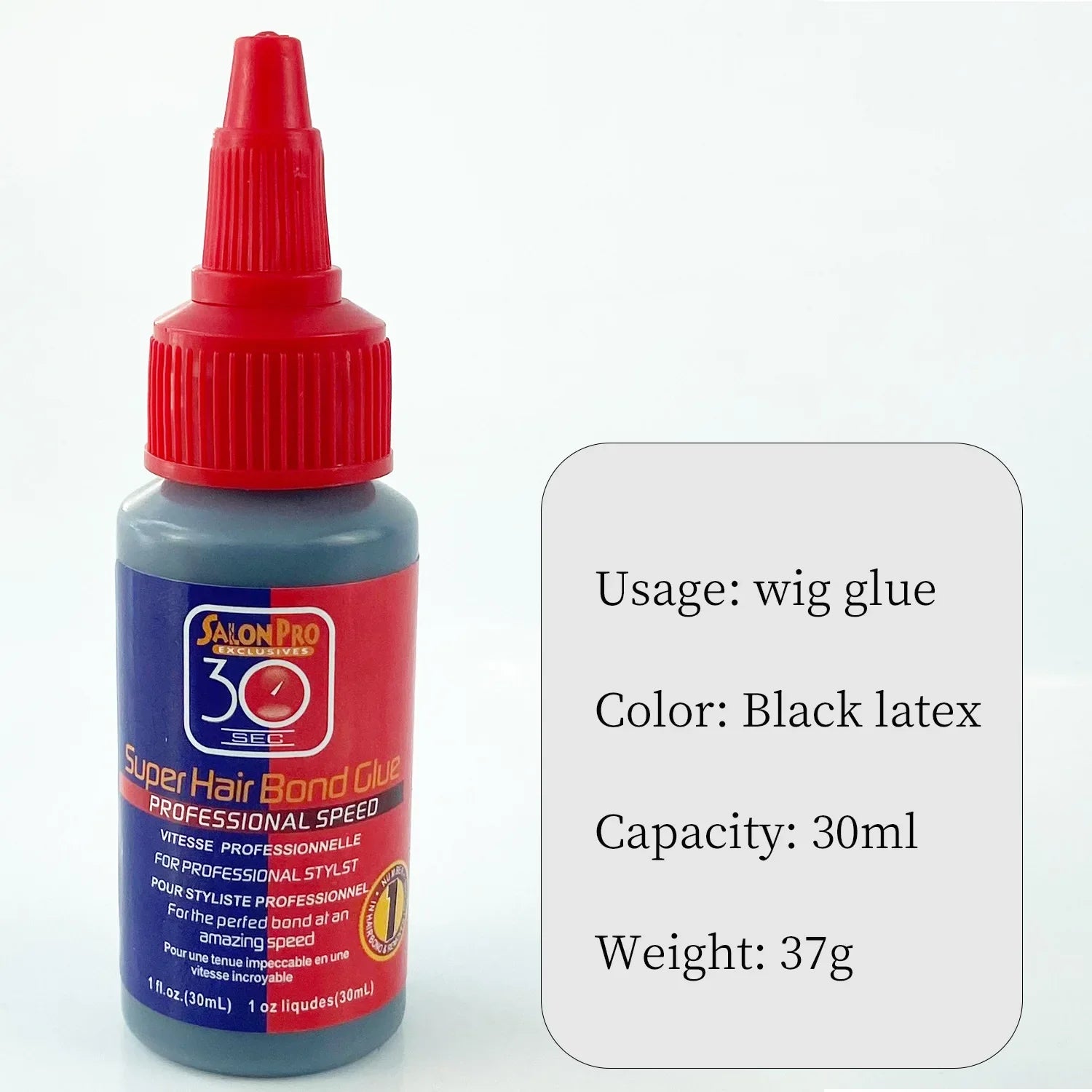 30ml/60ml Waterproof Glue For Hair Wig Glue For Lace Front Wig/Closure/Hair Extension And Remover Super Bonding Adhesive Glue