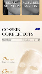 10PCS Collagen Anti Wrinkle Facial Mask Anti Aging Fade Fine Lines Firm Skin Moisturizing Brightening SkinCare Korean Cosmetics