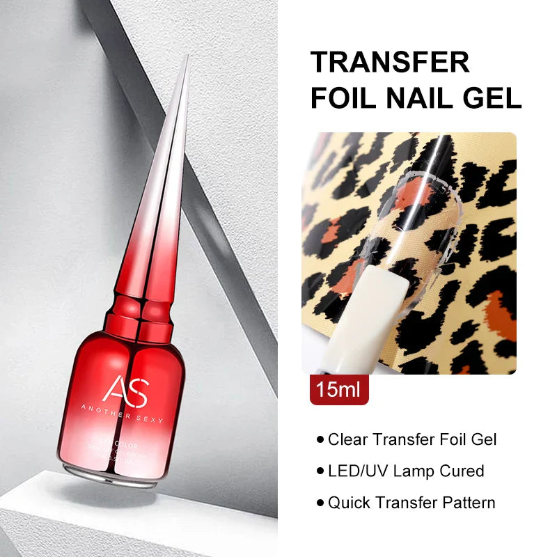 AS GEL Russian Matte Top Coat UV Gel Nail Polish 15ML Frosted Non Stick Powder Mat Top Coat No Wipe Semi Permanent Seal Gels