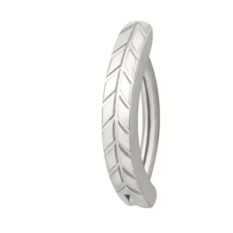 ASTM F136 Titanium PIERC Reverse Curved Clicker Navel Barbell Shiny CZ Sexy Belly Button Rings Bellybutton Sexy Piercing Jewelry