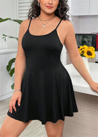 2024 Europe And The United States Summer New Plus-Size Women Comfortable Halter Dress Sexy Backless