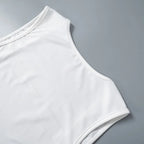 Elegant Sleeveless Backless Slim Fit Mini Dress Women Chic Round Collar A-line Short Dress 2025 Ruffle Edge Casual Dresses