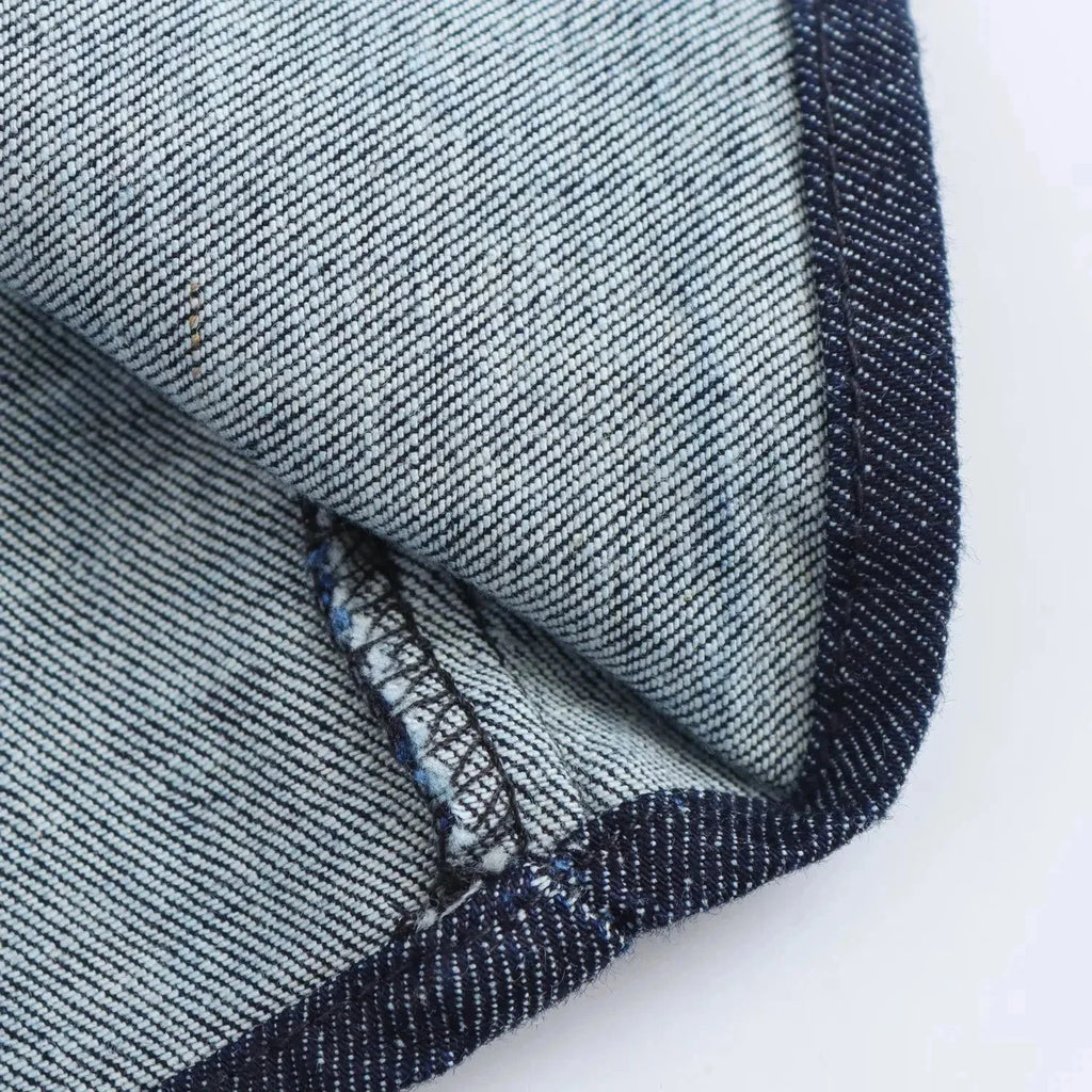 Denim Dress Women's Spring Summer Casual Long Dresses For Women 2025 New Fashion Ruched Short Sleeve Streetwear Midi Dress