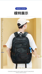 2025 new camouflage backpack for boys High capacity school bag for junior high school students Outdoor travel backpack for men