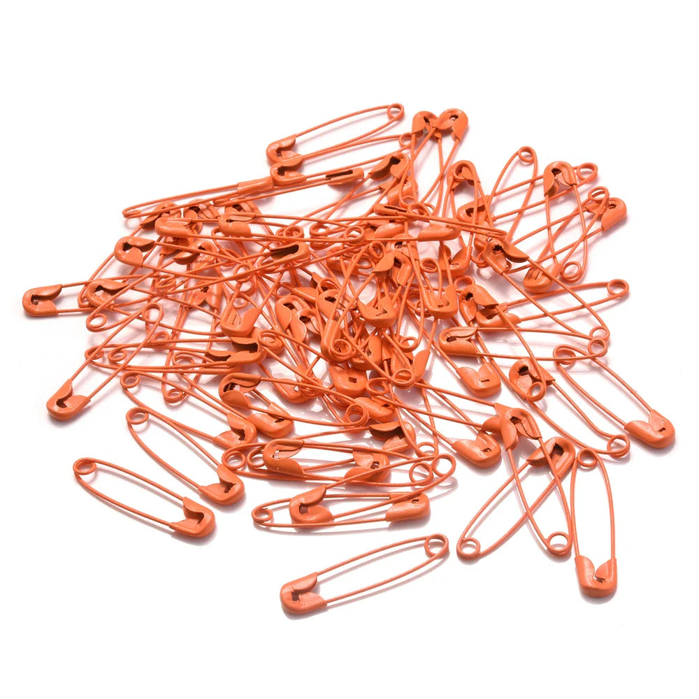 30pcs 6x30mm Colorful High Quality Safety Pins Paper Clip DIY Sewing Tools Metal Needles Large Safety Pin Brooch Accessories