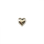 20PCS 3D Glossy Gold Silver Metallic Love Heart Various Crook Frame Solid Alloy Nail Art Rhinestones Decorations Manicure Charms