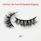 Dropshiping Makeup  Mink Lashes Fluffy Soft Full Fake Eyelashes Natural False Eyelashes Wispy Lash Extension