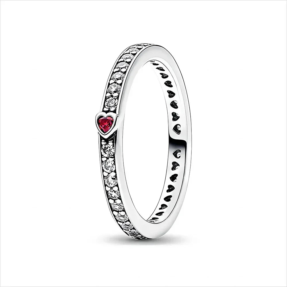 2024 Disney Mickey Sparkling Eternity  Dragon Crown Women's ring wedding vintage Accessories Fit Pandora 925 Original Bracelets