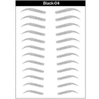 4D Hair-Like Eyebrow Stickers Waterproof Eyebrow Tattoo Water Transfer Eye Brow Enhancer Long Lasting Korean Cosmetics
