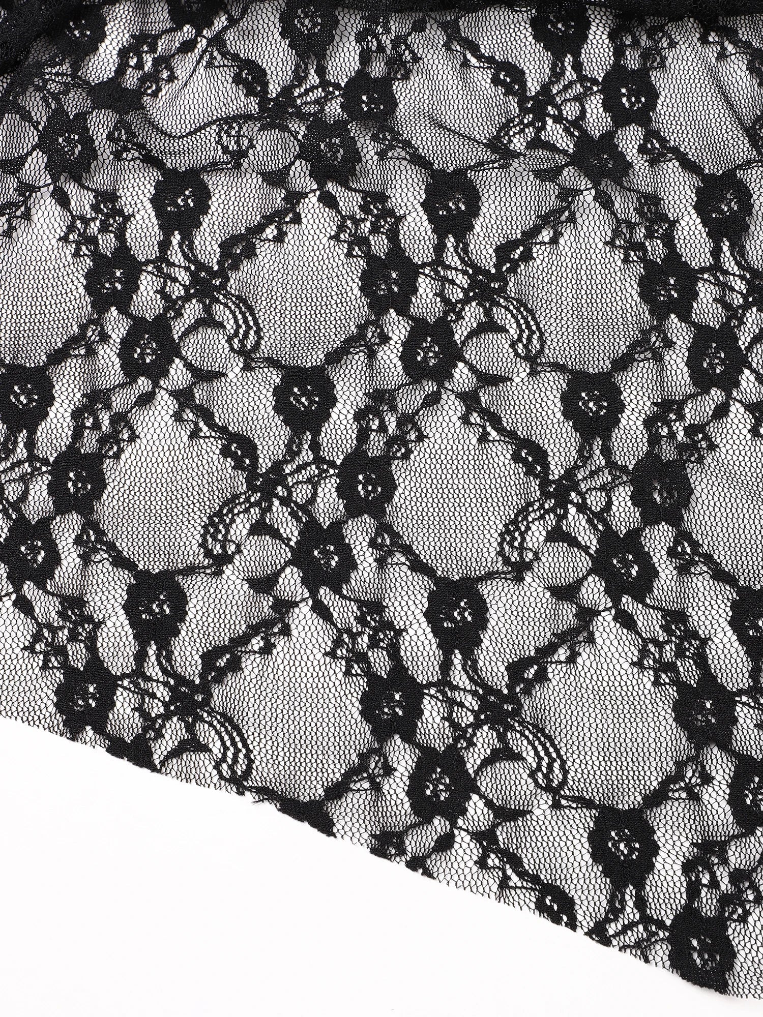 Halloween Plus Size Women's Gothic Lace Flare Sleeve A-Line Midi Dress Ladies Asymmetrical Hem Punk Party Costplay Dress 1XL-6XL