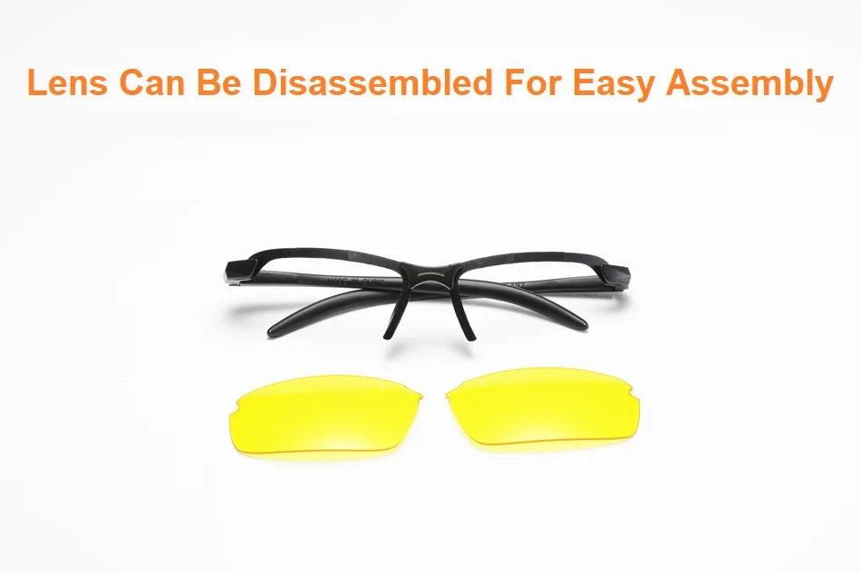 1/2PCS Night Vision Glasses Men Anti-Glare Driving Goggle Half Frame Polarized Sunglasses for Driver UV400 Day and Night Glasses
