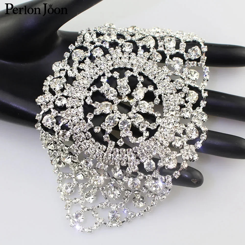 Crystal for Welding technology  patch classic DIY gold silver wedding dress Rhinestone decoration accessories  YHX061