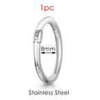 1PC Little Star Moon Snake Crystal Charms Pendant Helix Daith Earrings for Women Hanging Matching Piercing Lobe Tragus Jewelry