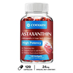 Astaxanthin 24mg - with Ashwagandha, Grape Seed Oil Extract - for Joint, Brain, Immune and Heart Support Diet