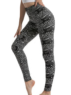 CUHAKCI Camouflage Printed Leggings Women Seamless Denim Sports High Waist Tights Workout Fitness Elastic Pants Stretch Jeggings