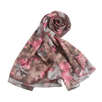 180×85cm Water Print Shawl Hijab Scarves Muslim Ethnic Woman Chiffon Silk Bandanas Printed Hijabs 2025