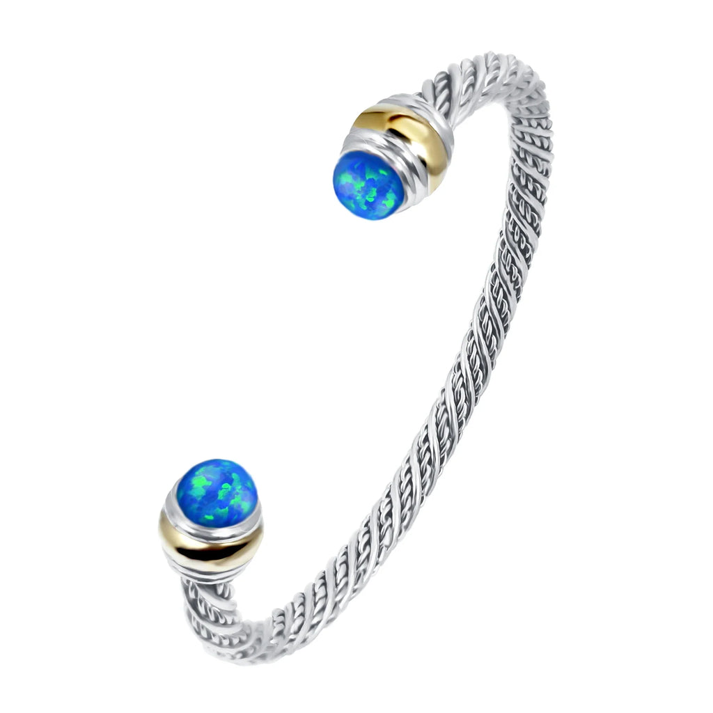 1PC Cable Bracelet for Women Gemstone Open Cuff Bracelet Bangle Bracelet Pearl Bracelet for Girls Best Gift for Women Friend