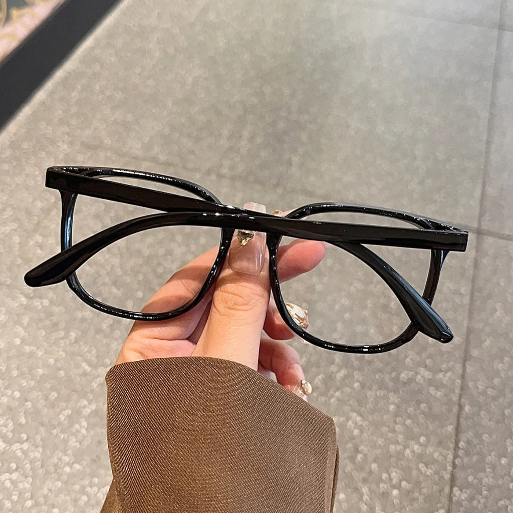 1Pc/3Pcs/4Pcs/6Pcs European and American Classic Popular Square Frame Glasses Set Men's and Women's Fashion Glasses