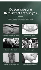 Abs Belt Abdominal Trainer EMS Muscle Stimulation Electric Exerciser Toning Belts For Leg Arm Workout Fitness Home Gym Equiment