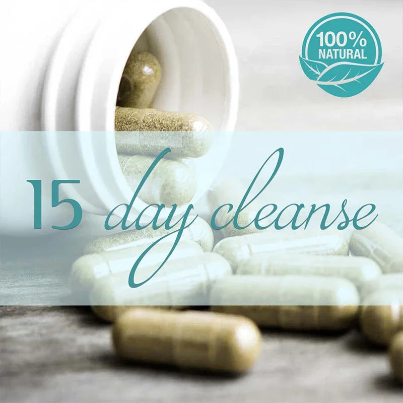 15 Day Cleanse and Detox - Helps with Digestion, Fat Burning & Metabolism, Immunity, Energy, Focus & Mood