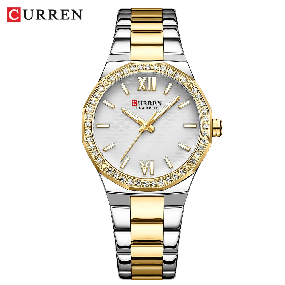 CURREN 2025 Casual Ladies Quartz Wrist Watch Luminous Bracelet Women Watch Clock Luxury Brand Design Women Montre Femme Reloj